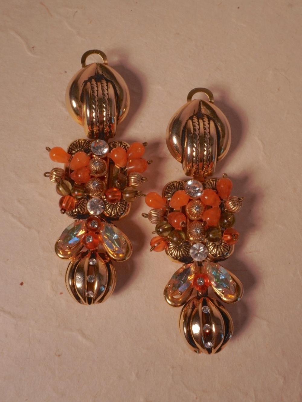 84. Vtg Italian Statement Earrings